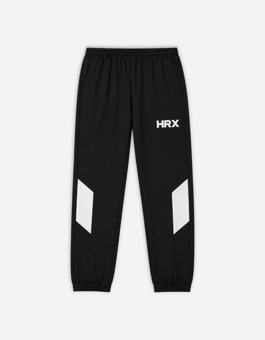 HRX by Hrithik Roshan Men Solid Black Track Pants