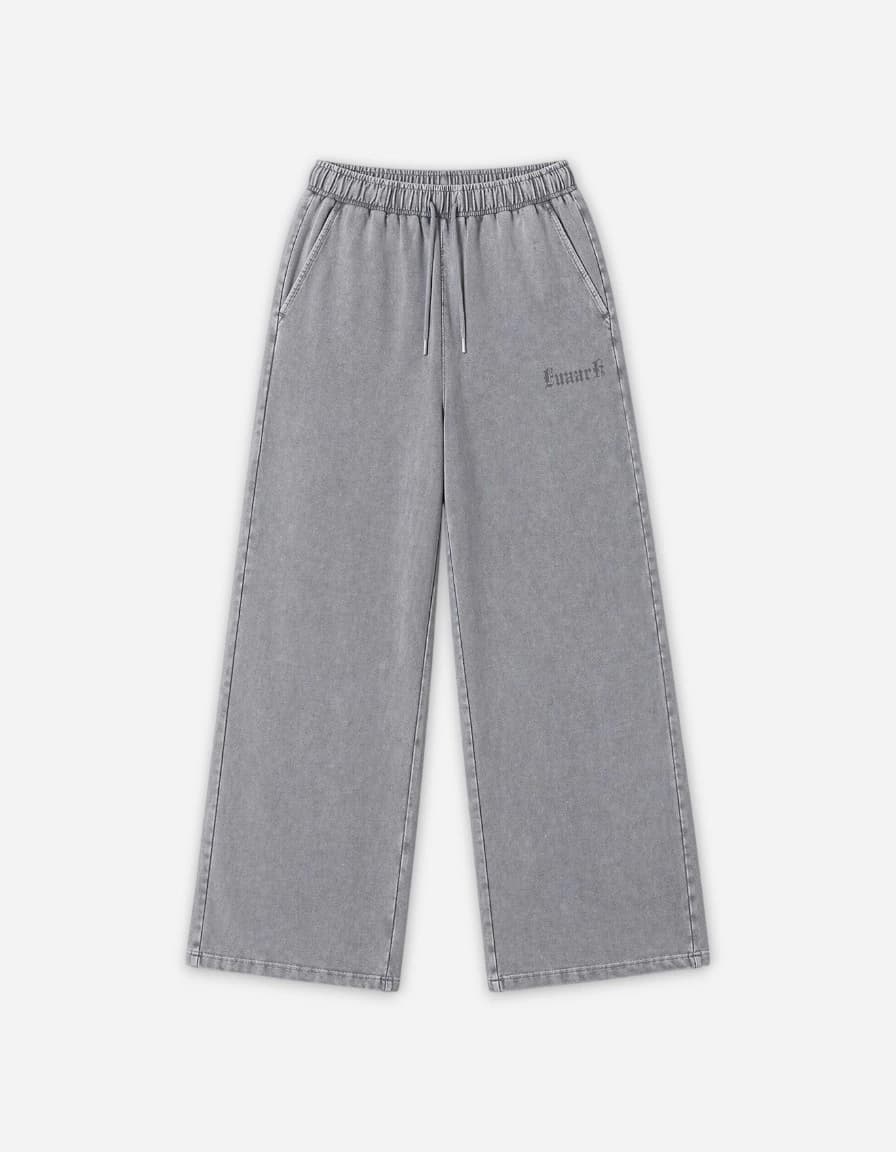 FUAARK Men Oversized Mid-Rise Track Pants