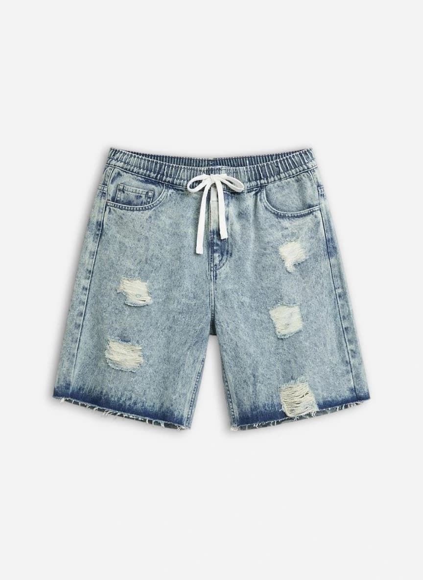 Glitchez Distressed Loose Denim sorts