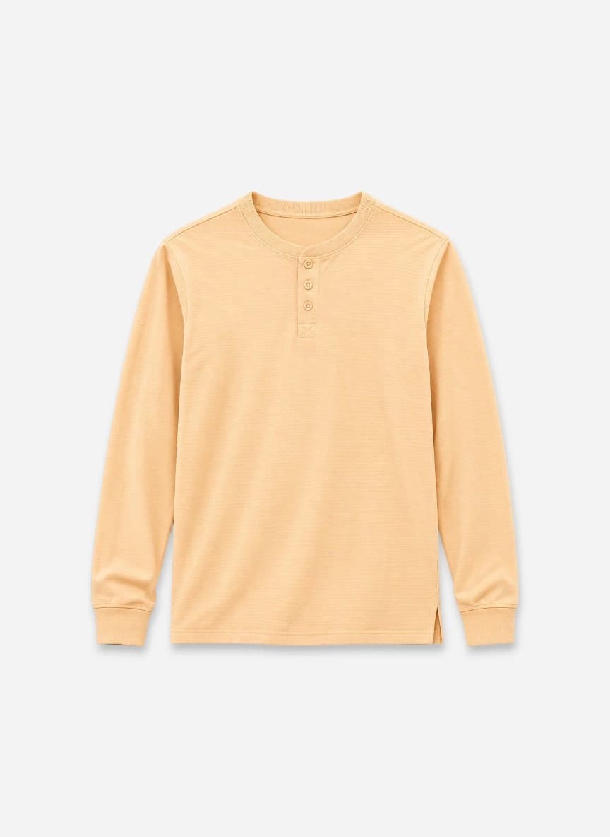 Dillinger Men Henley Neck T-shirt