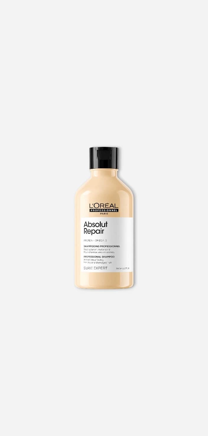 LOreal Professionnel Absolut Repair Shampoo for Dry Hair with Protein & Omega-9 - 300ml