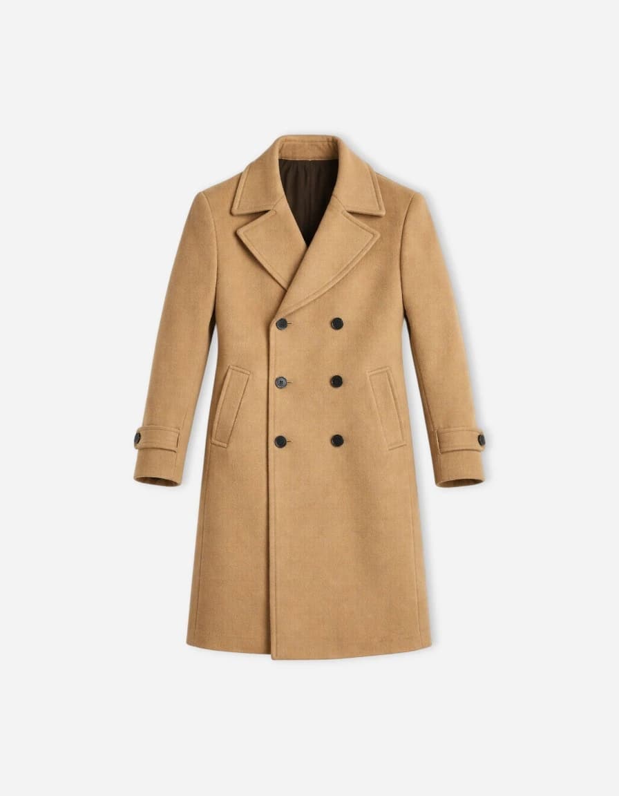 Invictus Men Double-Breasted Overcoat