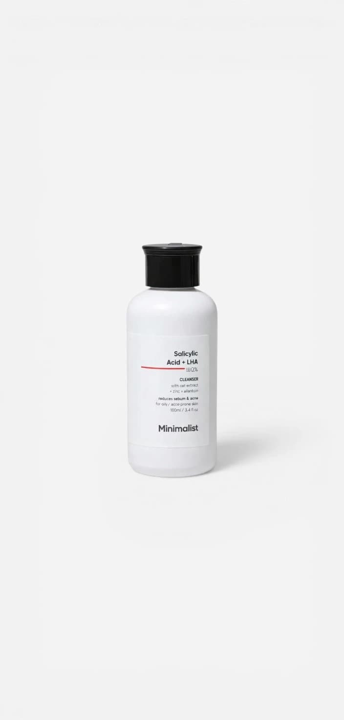 Minimalist Minimalist 2% Salicylic Acid + LHA Face Cleanser With Zinc For Reducing Sebum & Acne