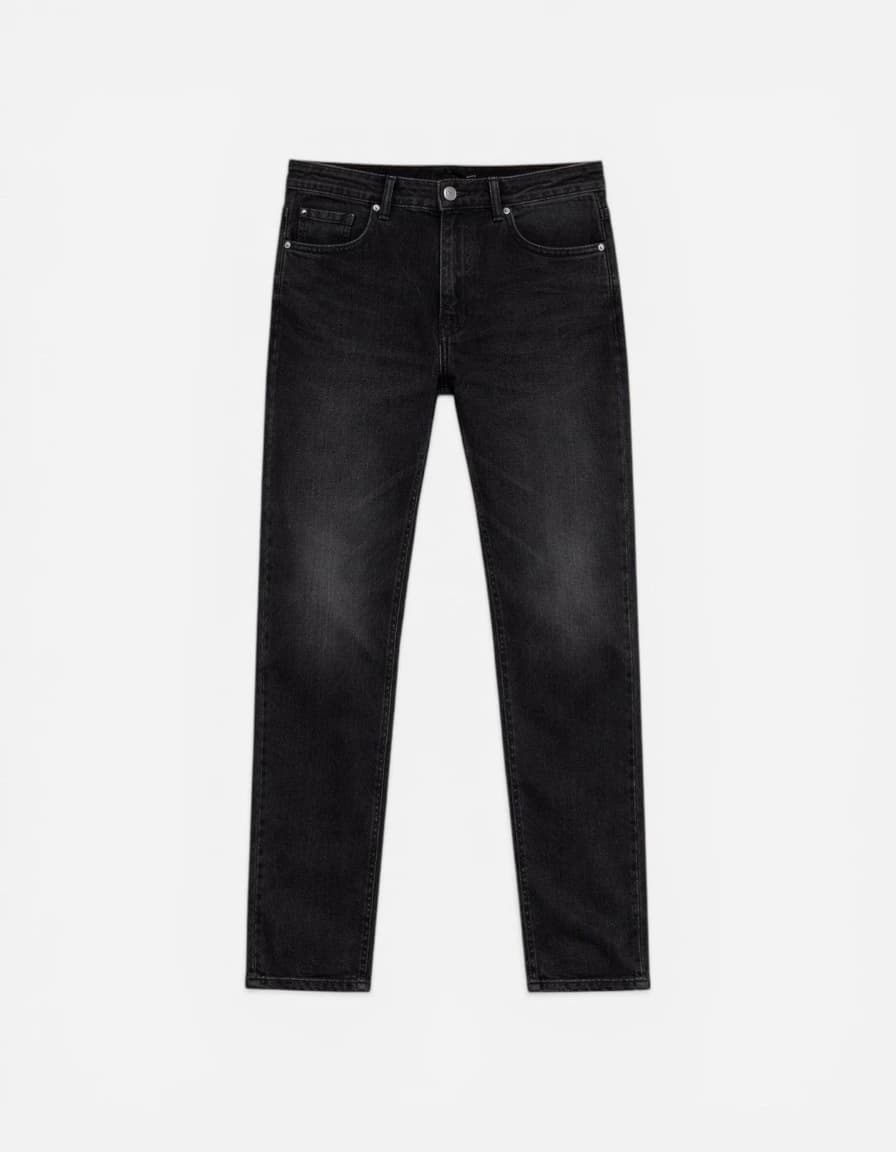 Snitch Black Mid-rise Straight Fit Jeans Jeans