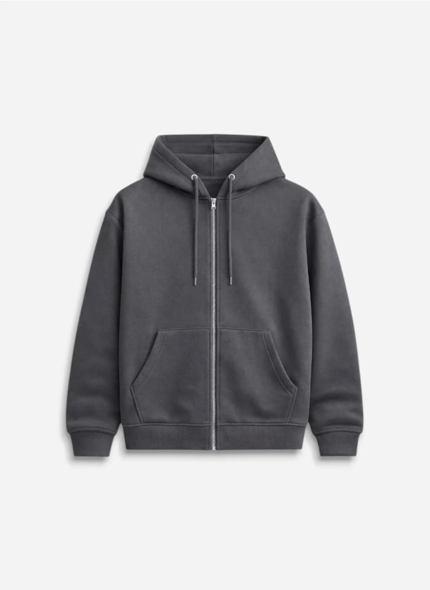 H&M Loose Fit Zip-Through Hoodie