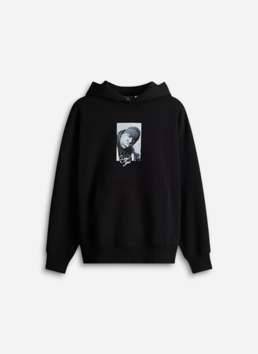 H&M Oversized Fit Printed Hoodie