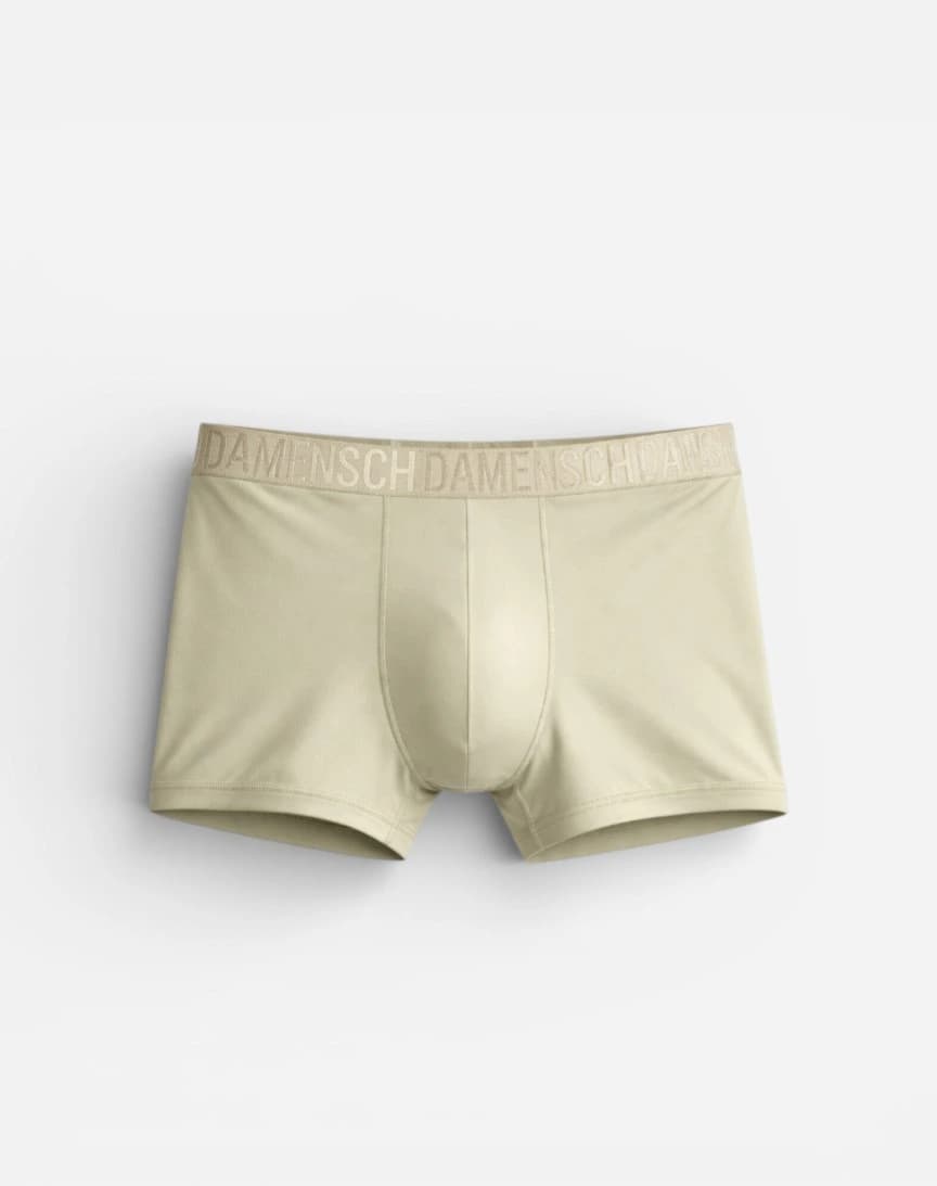 Damensch Men Supremely Lightweight Premium Sheen No Curl Waistband Unreal Trunk