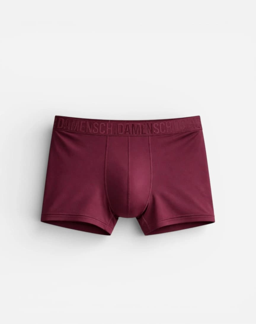 Damensch Men Supremely Lightweight Premium Sheen No Curl Waistband Unreal Trunk