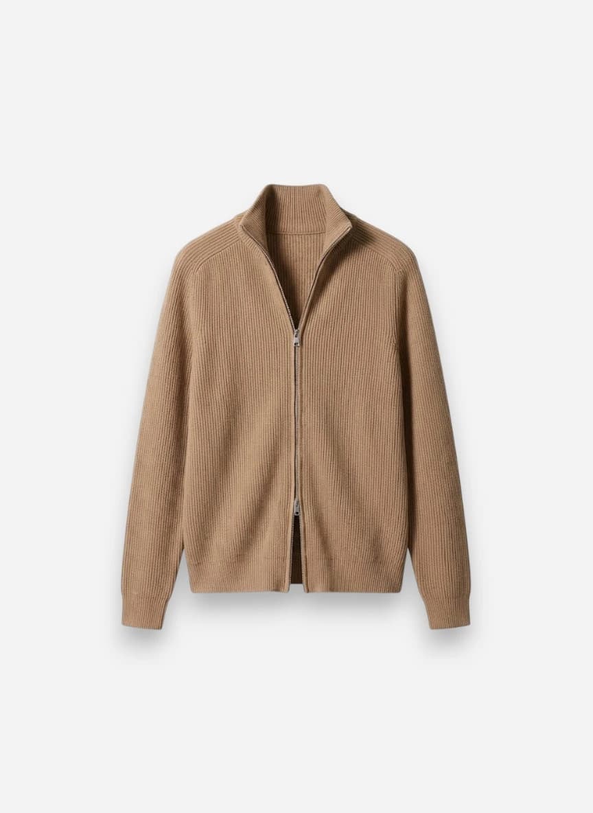 H&M Men Slim Fit Zip Through Cardigan