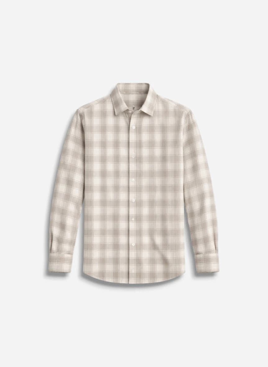 Vastrado Men Slim Fit Checkered Cut Away Collar Casual Shirt